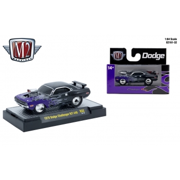 M2 Machines 1:64 Dodge Challenger RT 400 1970 black
